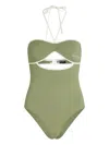 Karl Lagerfeld Hotel Karl One Piece In Green