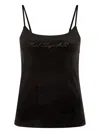 Karl Lagerfeld Hotel Karl Pyjama Top In 黑色