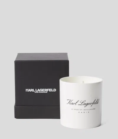 Karl Lagerfeld Hotel Karl Scented Candle In White