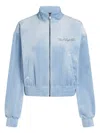 Karl Lagerfeld Hotel Karl Velour Zip-up Sweatshirt