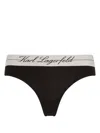 Karl Lagerfeld Hotel Karl Thongs In Black
