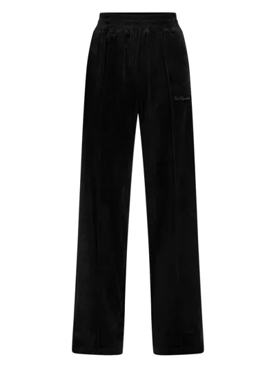 Karl Lagerfeld Hotel Karl Track Pants In Black