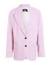 Karl Lagerfeld Hun Kim's Edit Tailored Jacket Woman Blazer Lilac Size 2 Polyester, Wool, Elastane In Purple