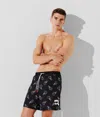 Karl Lagerfeld Ikonik Logo-print Swim Shorts