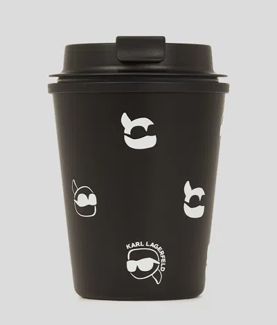 Karl Lagerfeld Ikon All-over-print Travel Mug