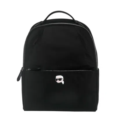 Karl Lagerfeld Ikon Backpack In Black