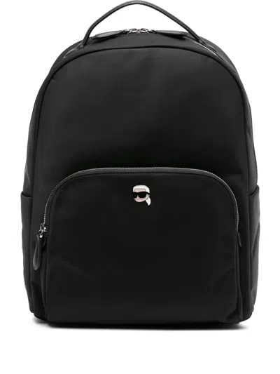 Karl Lagerfeld Ikon Backpack In Black