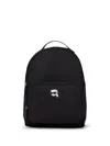 Karl Lagerfeld Ikon Nylon Backpack In Black