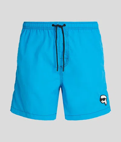 Karl Lagerfeld Ikonik 2 Swim Shorts In Blau