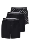 Karl Lagerfeld Ikonik Boxer Shorts (pack Of Three) In R70 Black