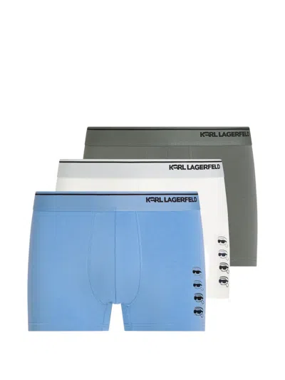 Karl Lagerfeld Ikon Boxers (set Of Three) In Multi