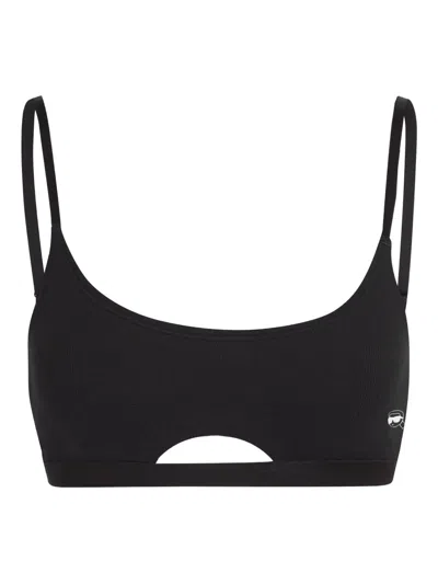 Karl Lagerfeld Ikon Bra In Black