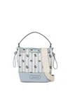 Karl Lagerfeld Ikon Bucket Bag In Blue