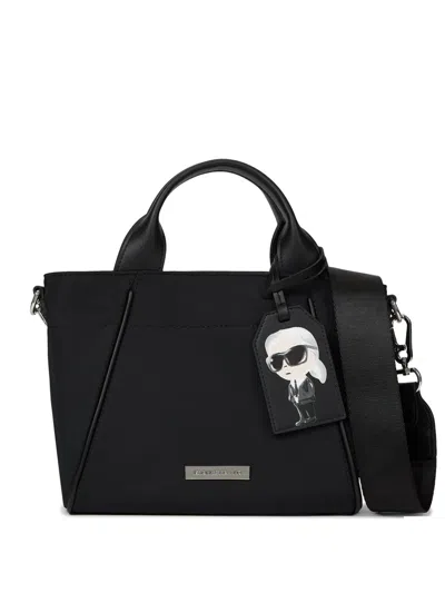 Karl Lagerfeld Ikon Canvas Tote Bag