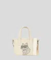Karl Lagerfeld Ikon Choupette Kleiner Shopper Mit Strass In Brown
