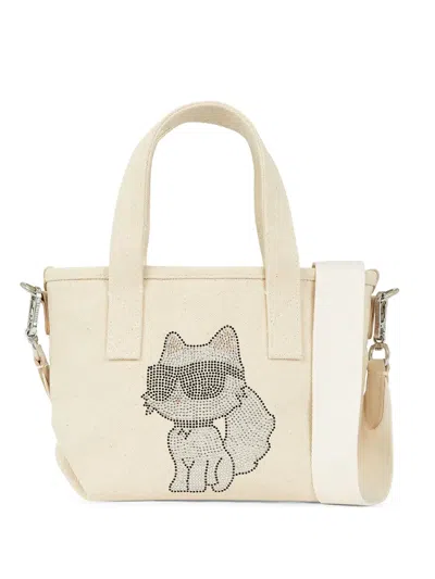 Karl Lagerfeld Ikon Choupette-motif Tote Bag