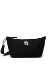 Karl Lagerfeld Ikon Cross Body Bag In Black