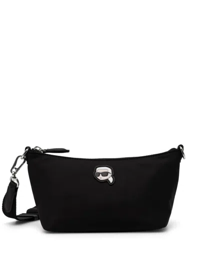 Karl Lagerfeld Ikon Cross Body Bag In Black