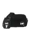 Karl Lagerfeld Ikon Cross Body Bag In Black