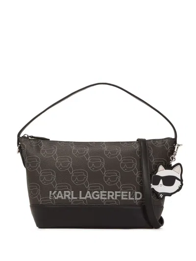 Karl Lagerfeld Ikon Crossbody Bag In Brown