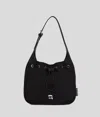 Karl Lagerfeld Ikon Drawstring Shoulder Bag