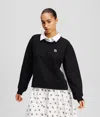 Karl Lagerfeld Ikon Two-tone Sweatshirt