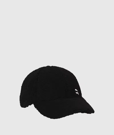 Karl Lagerfeld Ikon Faux-shearling Cap