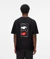 Karl Lagerfeld Ikon Fusion T-shirt In Black