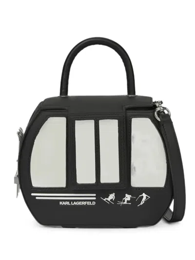 Karl Lagerfeld Ikon Tasche Mit Henkel In Black