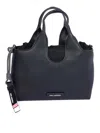 Karl Lagerfeld Ikon Grainy Soft Small Tote In Black