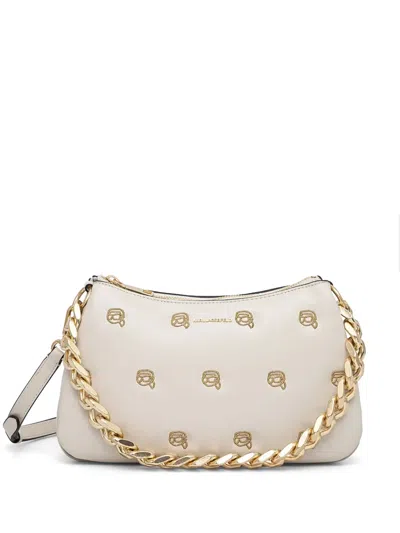 Karl Lagerfeld Ikon Handbag In Neutrals