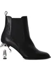 Karl Lagerfeld Ikon-heel Gore Chelsea Boots In Black