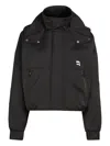 Karl Lagerfeld Ikon Hooded Jacket In Black