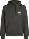 Karl Lagerfeld Ikon Hoodie In Grey