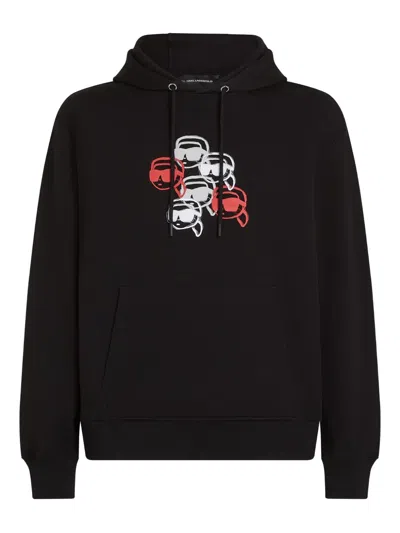Karl Lagerfeld Ikon Hoodie In Multi