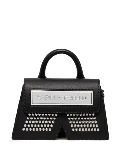 Karl Lagerfeld Ikon K Cross Body Bag In Black