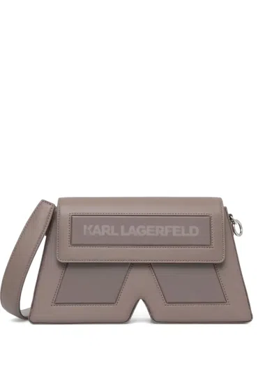 Karl Lagerfeld Ikon K Shoulder Bag In Neutrals