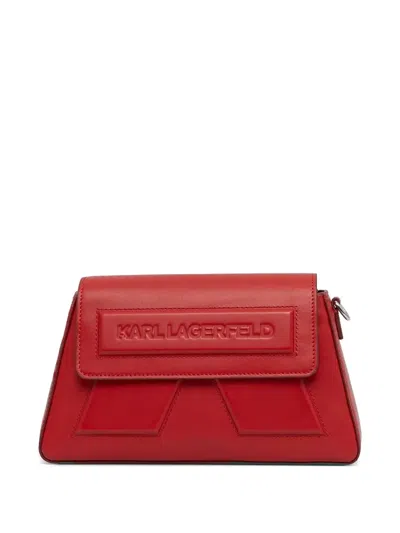 Karl Lagerfeld Ikon K Shoulder Bag In Red