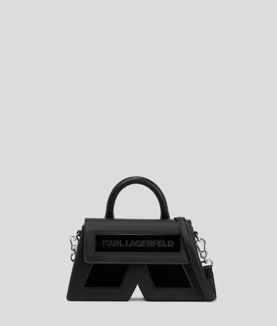 Karl Lagerfeld Ikon K Small Leather Crossbody Bag
