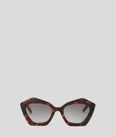Karl Lagerfeld Ikon K Sunglasses In Red