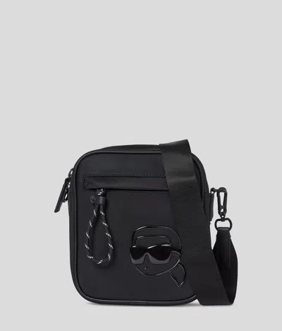 Karl Lagerfeld Ikon K Umhängetasche Aus Nylon In Black