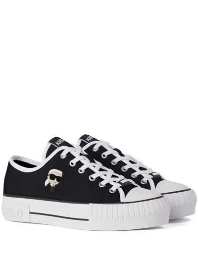 Karl Lagerfeld Ikon Kampus Max Sneakers In Black