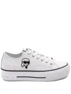 Karl Lagerfeld Ikon Kampus Max Trainers In White