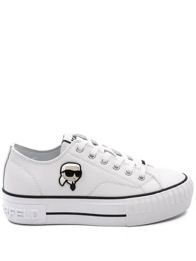 Karl Lagerfeld Ikon Kampus Max Trainers In White