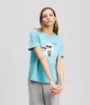 Karl Lagerfeld Ikon Karl And Choupette Graphic-print T-shirt
