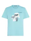 Karl Lagerfeld Ikon Karl And Choupette Graphic-print T-shirt