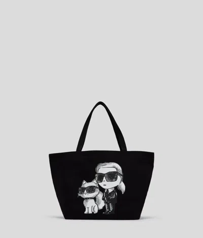 Karl Lagerfeld Ikon Karl & Choupette Shopper In Multi