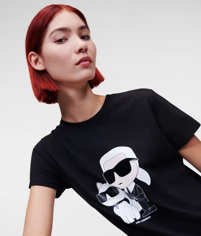 Karl Lagerfeld Ikon Karl & Choupette T-shirt