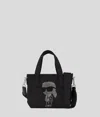 Karl Lagerfeld Ikon Karl Kleiner Shopper Mit Strass In Black