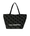 Karl Lagerfeld Ikon Karl Monogram Tote Bag